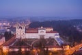 Aerial view of Zirc Abbey Royalty Free Stock Photo