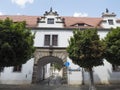 Zittau, Saxony, Germany, July 11, 2019: Palace in Historic old town of Zittau Summer sunny day, blue sky background Royalty Free Stock Photo