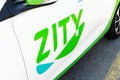 Zity logo on Zity car