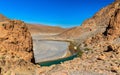 The Ziz Gorges near the Tunnel de Legionnaire in Morocco