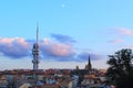 Zizkov tower Royalty Free Stock Photo