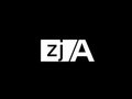 ZJA Logo and Graphics design vector art, Icons isolated on black background Royalty Free Stock Photo