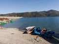 Zlatarsko or Kokin Brod lake is an artificial lake in the valley of the river Uvac in Serbia Royalty Free Stock Photo