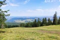 Zlatibor Mountain in Serbia and view from Tornik highest peak Royalty Free Stock Photo