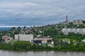 Zlatoust city center panoramic view