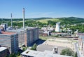 Zlin industrial district Royalty Free Stock Photo