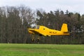 Zlin Z-37 Cmelak Czech agricultural airplane used as crop duster flying Royalty Free Stock Photo