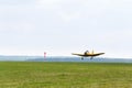 Zlin Z-37 Cmelak Czech agricultural airplane used as crop duster flying Royalty Free Stock Photo