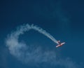 Zlin Z-50LS Acrobatic airplane in flight