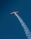 Zlin Z-50LS Acrobatic airplane in flight