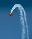 Zlin Z-50LS Acrobatic airplane in flight