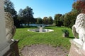 Zloty Potok Polish park pond view.