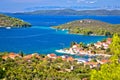 Zman on Dugi Otok island bay and landscape view