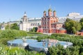 Znamensky cathedral on Varvarka street in Moscow, Russia