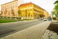 Znojmo town cars traffic