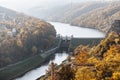 Znojmo water reservoir on the river Dyje, Moravia, Czech Republic