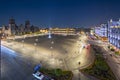 Metropolitan Cathedral at night, Mexico City, Mexico Royalty Free Stock Photo