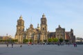 Metropolitan Cathedral at Zocalo, Mexico City, Mexico Royalty Free Stock Photo