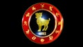 Zodiac aries background Royalty Free Stock Photo