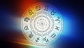 Zodiac astrology signs for horoscope Royalty Free Stock Photo