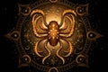 Zodiac Cancer Symbol Cancer Crab Cancer is an astrological sign. The constellation of the Crab Royalty Free Stock Photo