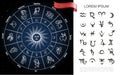 Zodiac Circle Composition