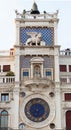 Zodiac Clock in Saint Marks Square, Venice. Royalty Free Stock Photo