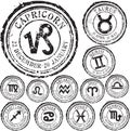 Zodiac set Royalty Free Stock Photo