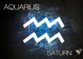 Zodiac sign - Aquarius Royalty Free Stock Photo