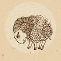 Zodiac sign - Aries Royalty Free Stock Photo