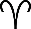 Zodiac sign aries Royalty Free Stock Photo
