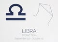 Zodiac Sign Libra astrologic infographics