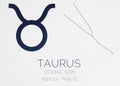 Zodiac Sign Taurus astrologic infographics