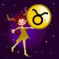 Zodiac sign Taurus Royalty Free Stock Photo