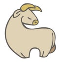 Zodiac sign taurus illustration bull