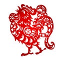 Zodiac Sign for Year of Rooster Royalty Free Stock Photo