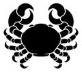 Zodiac Signs Cancer Crab Icon