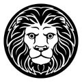 Zodiac Signs Leo Lion Icon Royalty Free Stock Photo