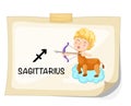 Zodiac signs -Sagittarius Royalty Free Stock Photo