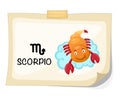 Zodiac signs - scorpio Royalty Free Stock Photo