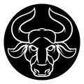 Zodiac Signs Taurus Bull Icon