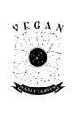 Zodiac signs.Vegan Sagittarius design with constellations