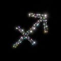 Zodiac stars Sagittarius Royalty Free Stock Photo