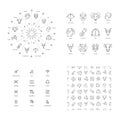 Zodiac symbols. Royalty Free Stock Photo