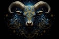 Zodiac Taurus Symbol astrological animal Taurus the bull star sign Royalty Free Stock Photo
