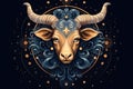 Zodiac Taurus Symbol astrological animal Taurus the bull star sign Royalty Free Stock Photo