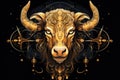 Zodiac Taurus Symbol astrological animal Taurus the bull star sign Royalty Free Stock Photo