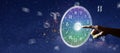 Zodiac wheel. Astrology concept. Royalty Free Stock Photo