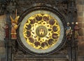 Zodiacal clock in Prague Royalty Free Stock Photo