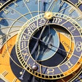 Zodiacal clock square Royalty Free Stock Photo